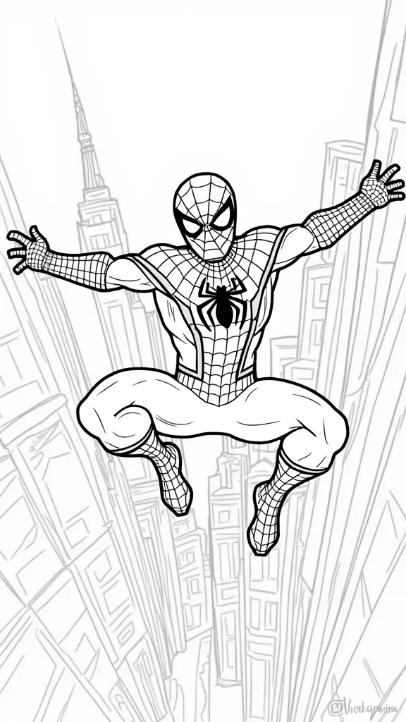 spider man far from home coloring pages